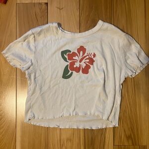 PacSun Flower crop top. Size medium